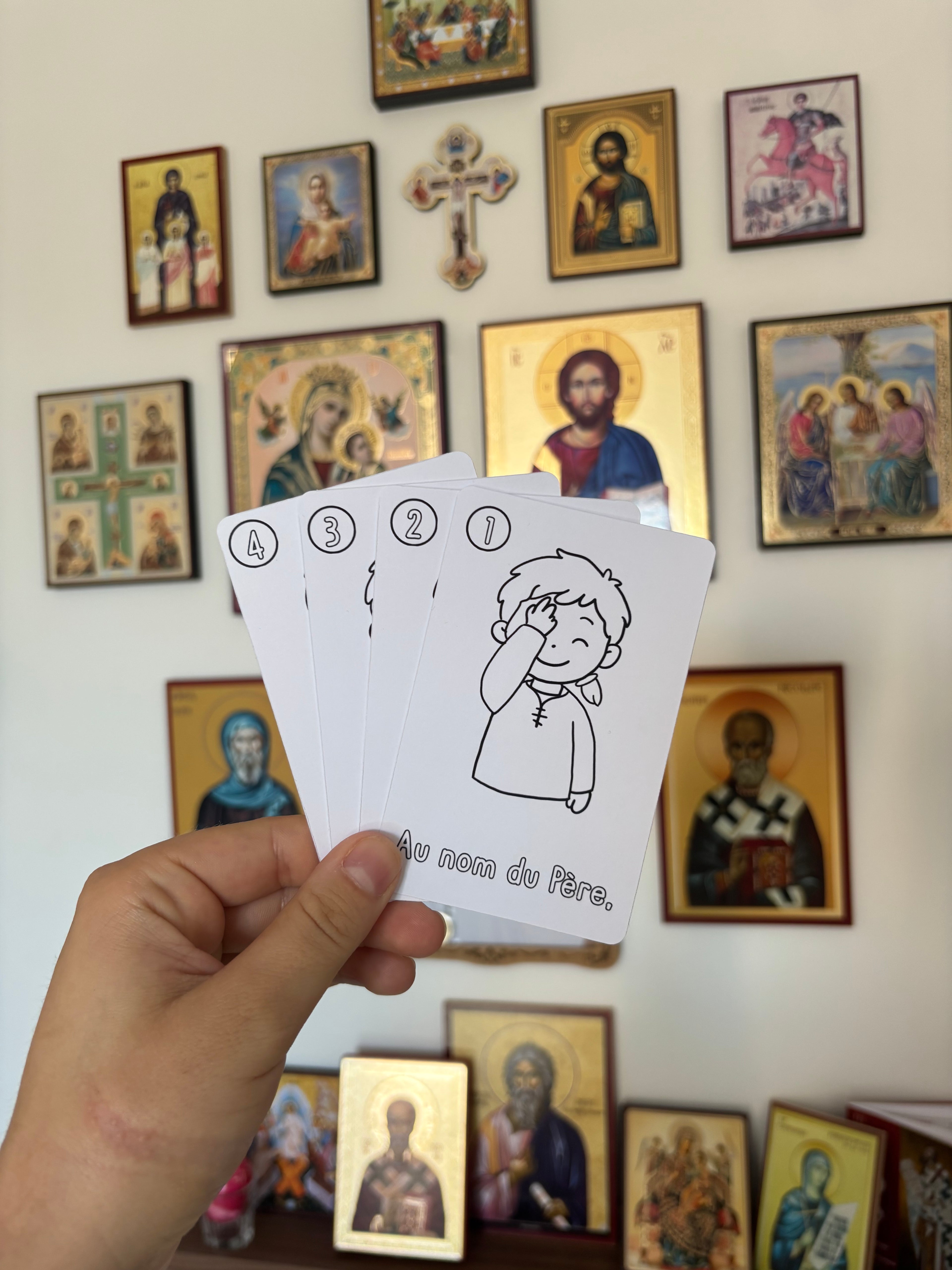 Mini jeu – Mon premier signe de croix