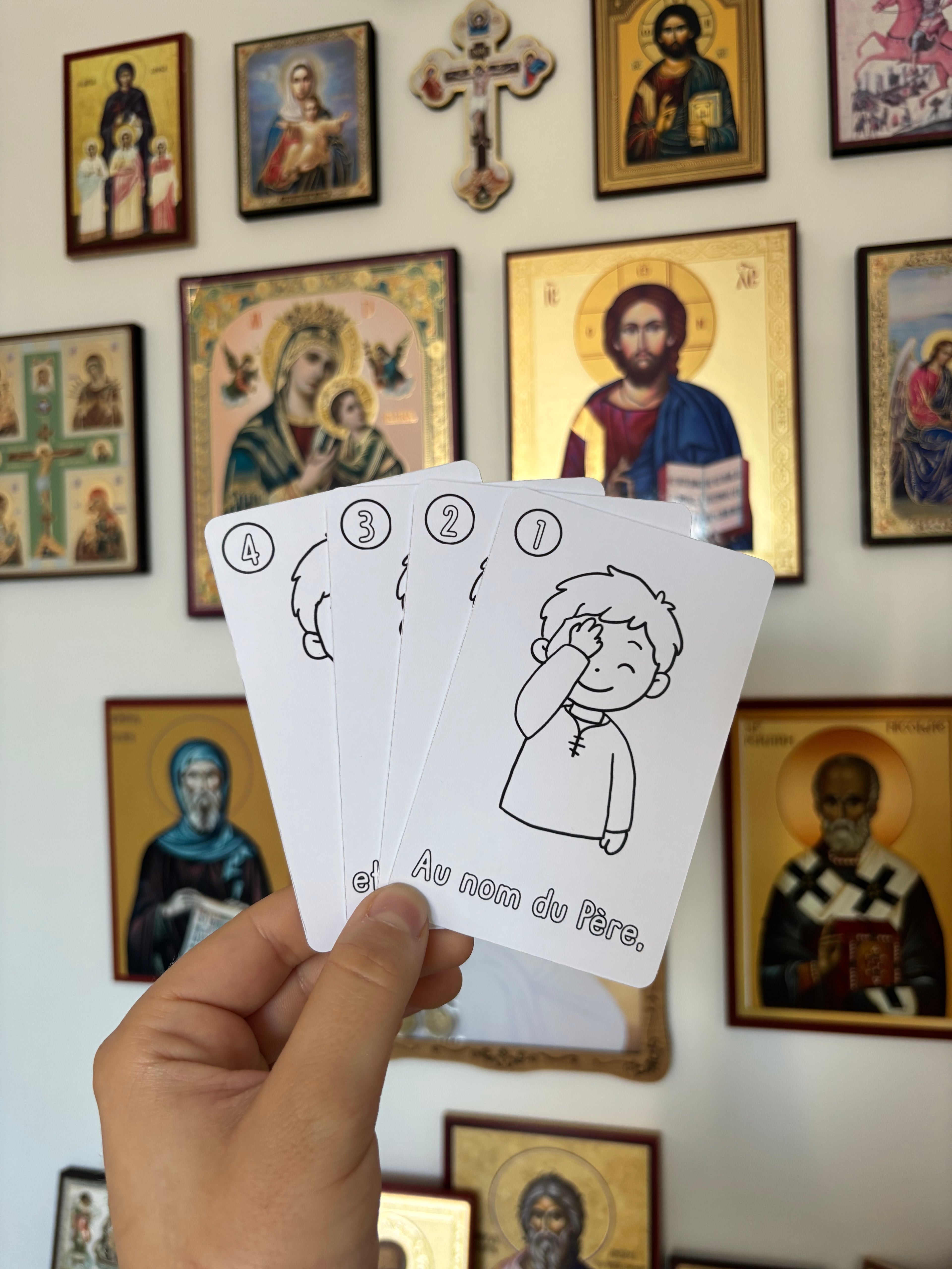 Mini jeu – Mon premier signe de croix