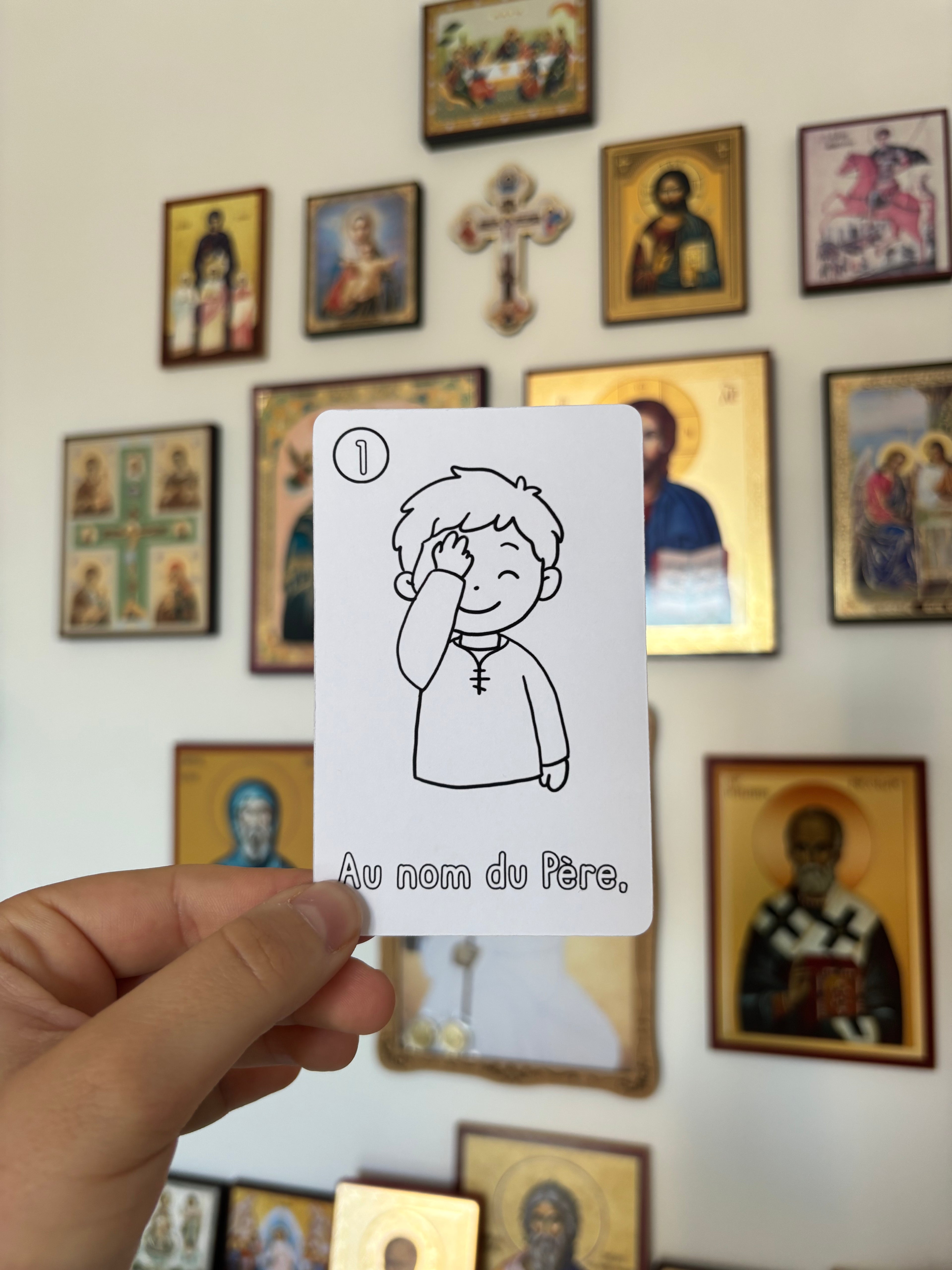 Mini jeu – Mon premier signe de croix